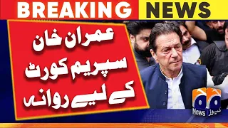 Imran Khan leaves for the Supreme Court | Geo News