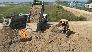 New Awesome Project, Land Filling Construction Heavy Duty Operator, Dozer Pushing Soils Leveling