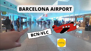 Barcelona Airport Boarding - Vueling Flight to Valencia