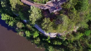 Starved Rock from the Sky - Starved Rock State Park - 4K