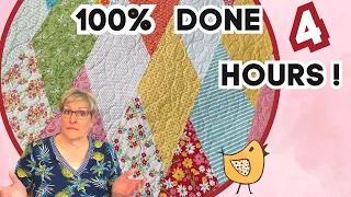 I Made A COMPLETE 4 Hour Quilt