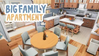 Big Family Apartment || The Sims 4 Apartment Renovations: Speed Build