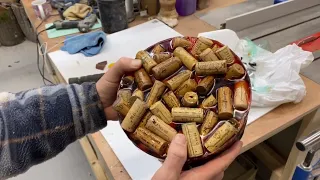 Woodturning - DIY - Cork-A-Licious Bowl