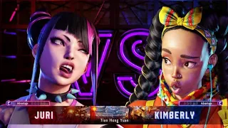 STREET FIGHTER 6 JURI VS KIMBERLY