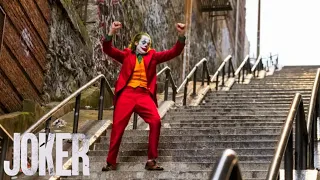 Joker 2019 Joaquin Phoenix Stairs Dancing Clip