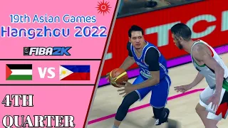 Gilas Pilipinas vs Palestine | 4Q - FULL GAME | 19TH ASIAN GAMES | cpu vs cpu #asiangames2023