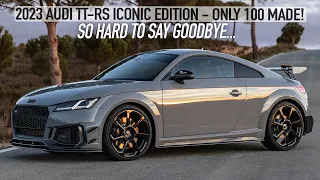 ONLY 100 MADE! 2023 AUDI TT-RS ICONIC EDITION - SO HARD TO SAY GOODBYE! - The rocket in full detail