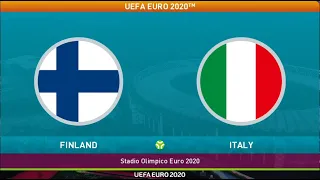 PES21 | Euro 2020: Finland vs Italy | Highlights | Matchday 1