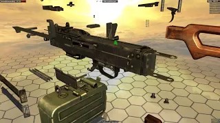 PKM machine gun