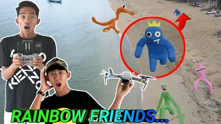 DRONE BERHASIL MENANGKAP MONSTER RAINBOW FRIENDS?! | Mikael Family