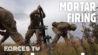 How British Army Soldiers Learn To Fire Mortars! 💥 | Forces TV