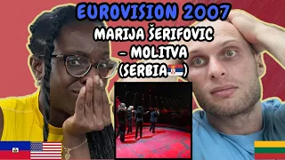 REACTION TO Marija Šerifović - Molitva (Serbia 🇷🇸 Eurovision 2007) | FIRST TIME HEARING