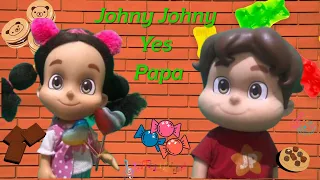 Johny Johny Yes Papa em Português | Bonecos Maria Clara e JP | THE BEST Song for Children