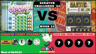 Scratchin' Pete | Scratch Challenge:  Spring Green VS Majestic | Week 23 2024