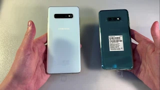 Samsung Galaxy S10e vs Samsung Galaxy S10 Plus