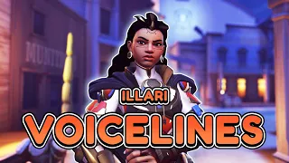 ILLARI Voice Lines & Interactions | Overwatch 2 Season 6 Invasion New Hero