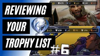 Your Playstation Trophy List Reviewed! Are You a Better Trophy Hunter Than Platinum Bro? #6