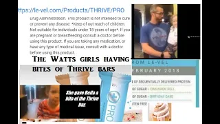 Shanann Watts Giving Her Girls Thrive Pro-Bar on Camera