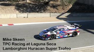 Mike Skeen: Lamborghini Huracan Super Trofeo Laguna Seca