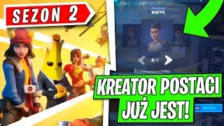 NAJLEPSZY KARNET BOJOWY + NOWY KREATOR POSTACI w Fortnite Sezon 2 Rozdział 2! / KONKURS