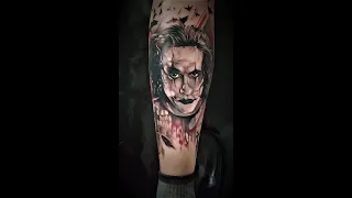 Tattoo time-lapse ( časosběr ) - Brandon Lee - The Crow ( Vrána )