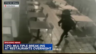 Video shows 1 of 6 overnight break-ins, possible burglaries
