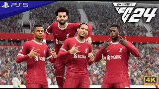 EA FC 24 - Liverpool vs Aston Villa - Premier League | Full Gameplay PS5 [4K60]