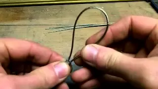 how to make a locking cable-snare for trapping