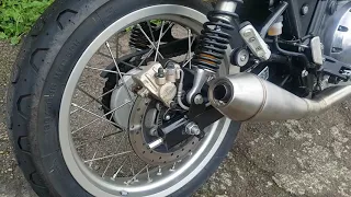 Royal Enfield 650 TEC Stinger 2-1 exhaust system