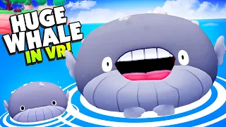 My PET WHALE Grew from Tiny to HUGE! - Garden of the Sea VR