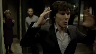 Sherlock saying shut up for 10 seconds straight.
