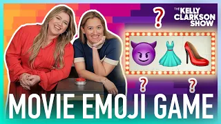 Kelly Clarkson & BFF Tricia Compete In Movie Title Emoji Game | Digital Exclusive