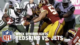 Redskins vs. Jets | Week 6 Highlights | NFL