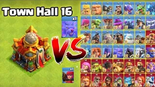 Th 16 vs Every Troop || 😱!! OMG!!😱 ||TG Gaming⁴⁴⁴ || CLASH OF CLANS || Part-1