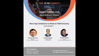 HHC Reboot Hospitality Episode 17 on New Age Solutions to Reboot F&B Industry