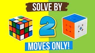 How to 3*3 rubiks cube by two moves|How to solve 3*3 rubiks cube in less than 5 seconds