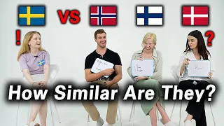 Swedish Language l Can Norwegian, Finnish and Danish Speakers understand it? (Nordic Language)