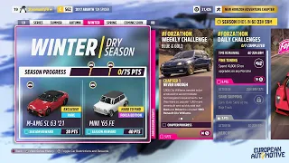 Forza Horizon 5 Winter Season - Festival Playlist Series 31- FULL GUIDE | European Automotive |