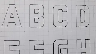 2d Drawing Capital Letter A To Z / How To Draw Alphabet Lettering A Z Easy Simple For Beginners