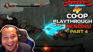 Streets Of Rage 4 Co-op with Denonu playthrough Part 4  (longplay)