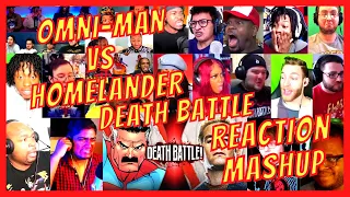 OMNI-MAN VS HOMELANDER: DEATH BATTLE - REACTION MASHUP - INVINCIBLE VS THE BOYS - [ACTION REACTION]