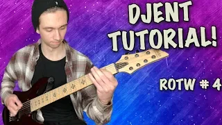 DROP G DJENT TUTORIAL!!! Modern Metal 7 String Guitar Riff of the Week #4