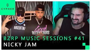 REACCIÓN a Nicky Jam || BZRP Music Sessions #41