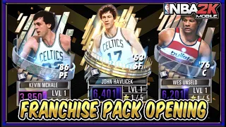 FRANCHISE PACK OPENING | NBA 2K MOBILE SEASON 2 FRANCHISE PACKS!