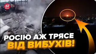 🤯ВИБУХОВИЙ день на Росії! Рознесли війскові об’єкти Путіна. На кадрах помітили несподіване