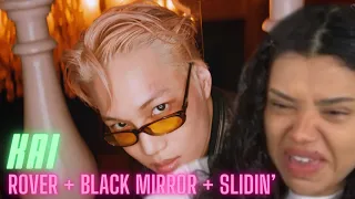 KAI (카이) ‘Rover’ MV + First Listen! (PART 1) Black Mirror / Slidin’ | REACTION!!