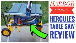 Harbor Freight Hercules Table Saw Review & Best Stand
