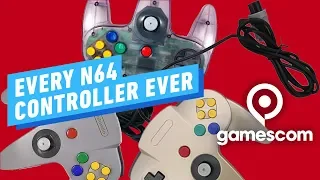 Every N64 Controller Ever - Gamescom 2019