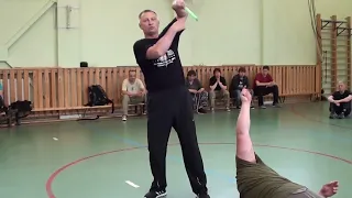 Защита от палки  Александр Соловьев Техника Принципы Русский стиль - система рукопашного боя