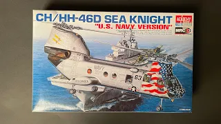 Unboxing the CH/HH 46D Sea Knight 1/48, Academy